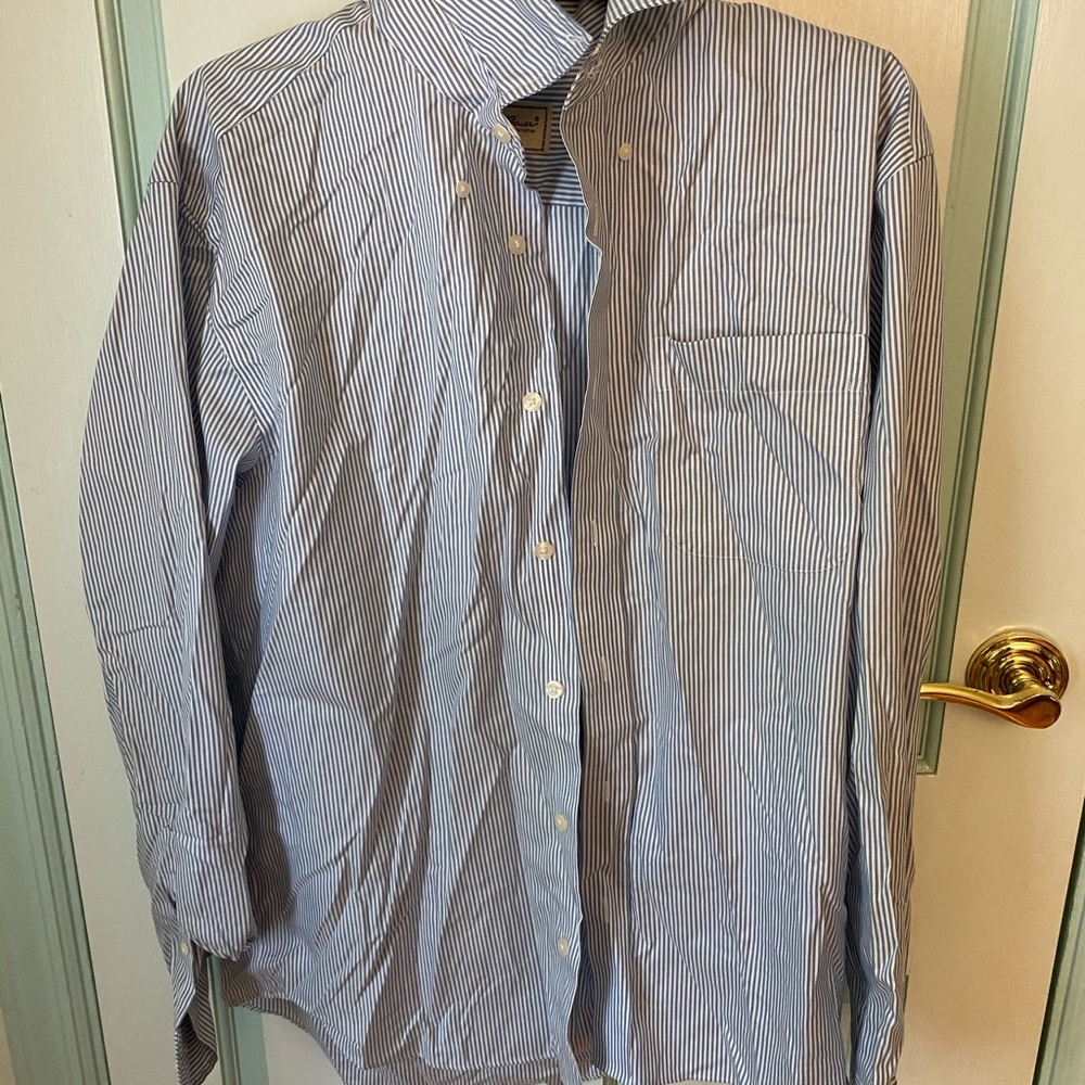 Striped button down shirt